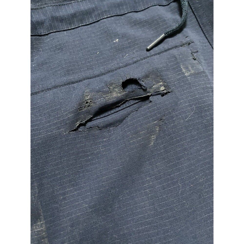 Oakley Jacket Snap Front Pockets Size 2XL Navy Blue READ - Picture 6 of 6